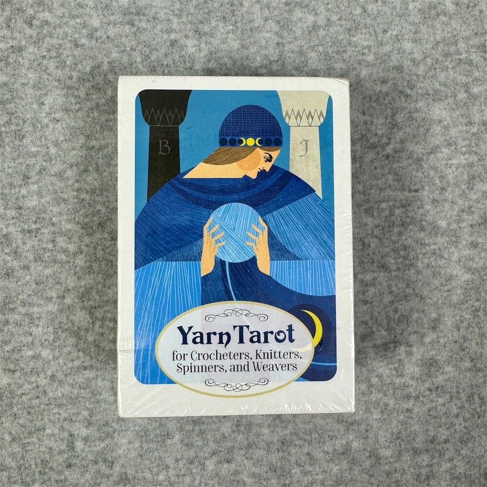 Yarn Tarot 78-Card Deck + Guidebook for Crocheters Knitters Spinners